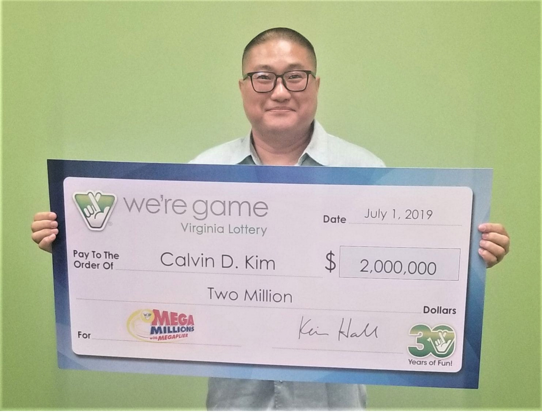 Hombre de VA gana $2 millones en la lotería