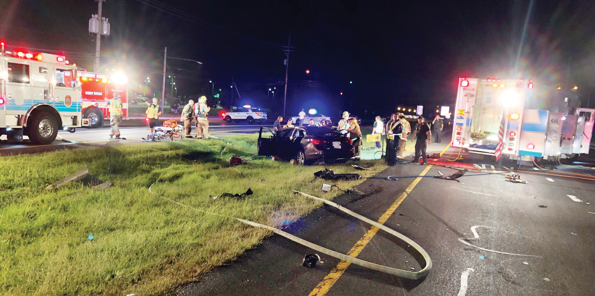 Accidente de carro fatal en Olney, MD