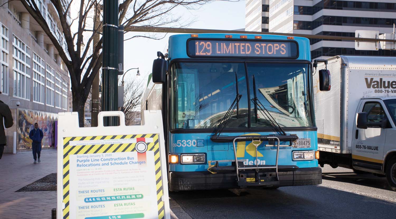 Línea Morada cambia tráfico en Silver Spring