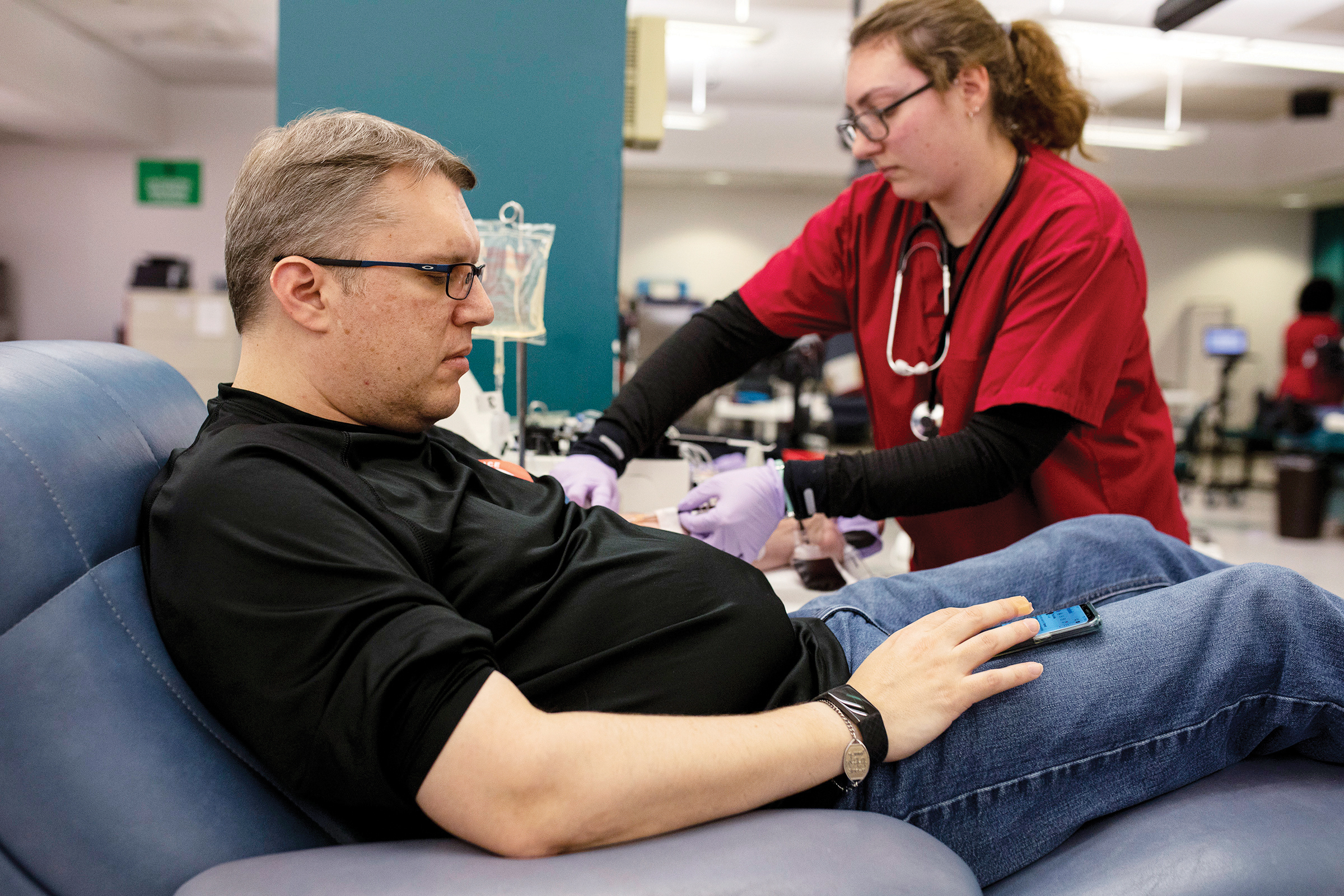 Se reduce donación de sangre en Virginia