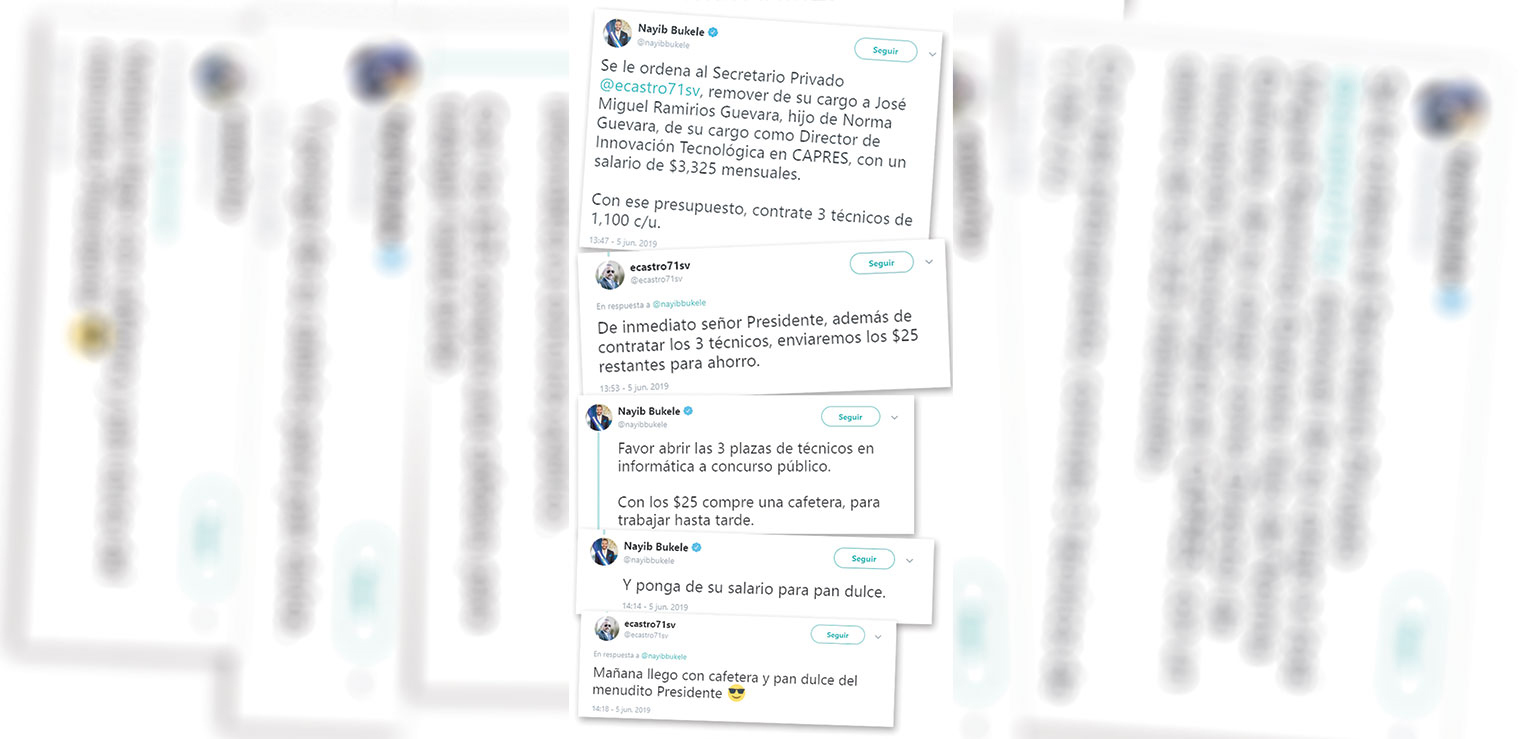 Bukele aplica nuevo estilo de gobernar por Twitter