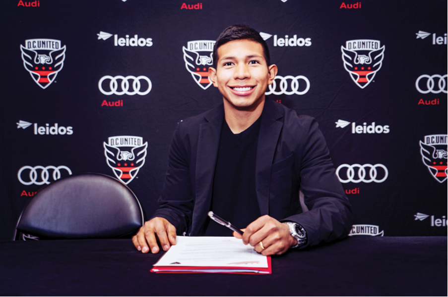 D.C. United firma a Edison Flores