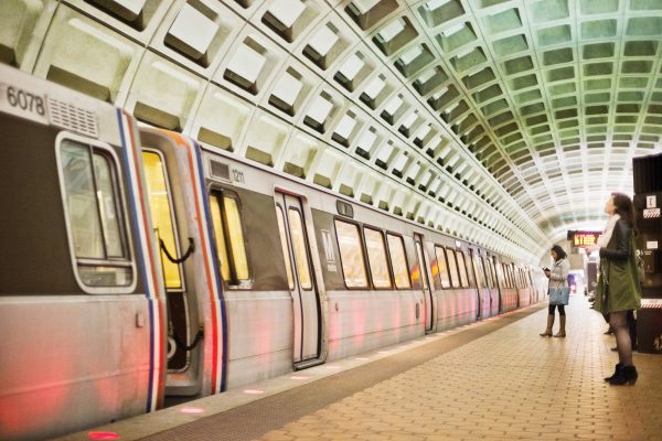 In this photo taken March 12, 2015, passengers wait on the platform before boarding a train at the U Street Metro Station in Washington. Transportation Secretary Anthony Foxx said Tuesday, May 10, 2016, he seriously considered ordering a shutdown of the entire Washington Metro subway system last week and may still do that if local officials don't follow a Transportation Department safety directive. (AP Photo/Pablo Martinez Monsivais)