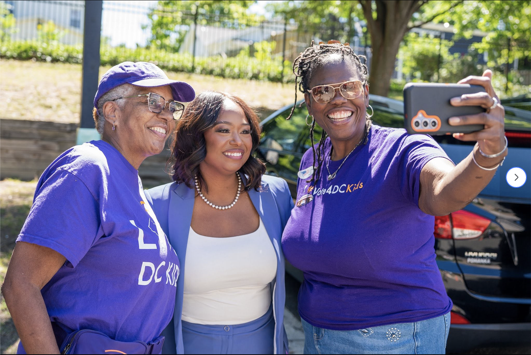 Janeese Lewis George encabeza la contienda por la alcaldía de Washington, D.C.