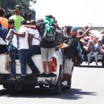 Fuerte represión en caravana de migrantes proveniente de Honduras