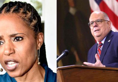 Ángela Alsobrooks  y Larry Hogan por el Senado de MD