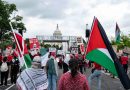 Miles protestan contra Netanyahu ante el Capitolio