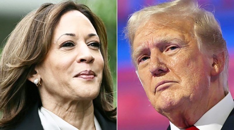 Harris aventaja a nivel nacional a Trump en una encuesta