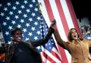 Michelle Obama fustiga a Trump en mitin de Harris en Michigan