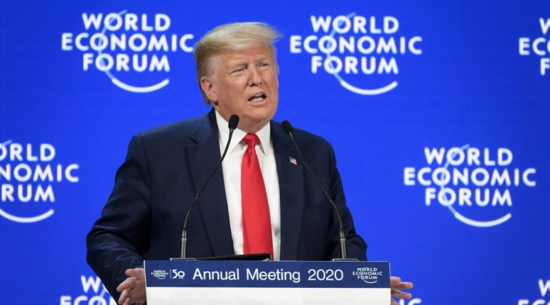 Trump participará por videoconferencia en el Foro de Davos