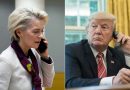 Von der Leyen y Trump tuvieron el domingo una buena conversación telefónica, afirma un portavoz