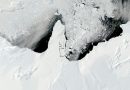 Un iceberg gigante de 39 años se derrite frente a la Antártida