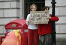 Millas de manifestantes en Londres contra la visita de Trump