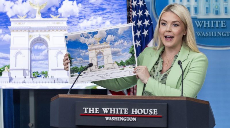 La Casa Blanca presenta los planes de Trump para erigir un arco del triunfo en Washington La Casa Blanca presenta los planes de Trump para erigir un arco del triunfo en Washington