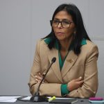Delcy Rodríguez celebra el regreso de Venezuela al FMI como un «paso muy importante»