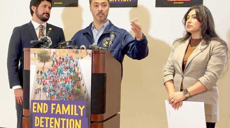 Niños detenidos en centros para migrantes